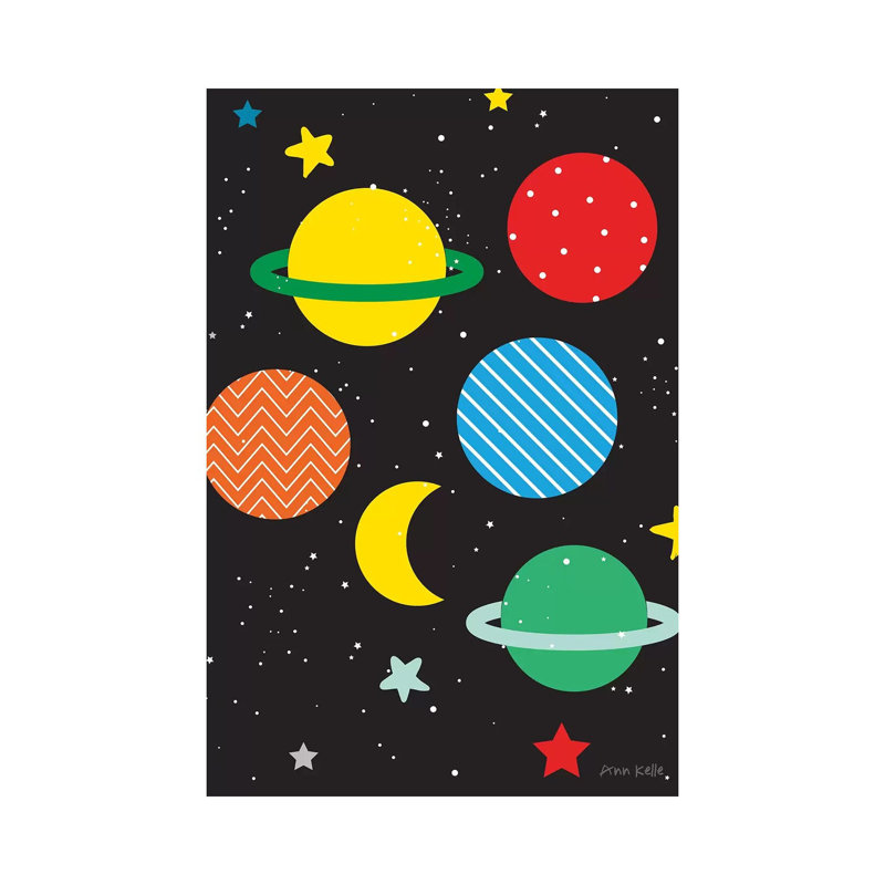 Outer Space by Ann Kelle - Wrapped Canvas Print, 20.32 cm H x 30.48 cm W
