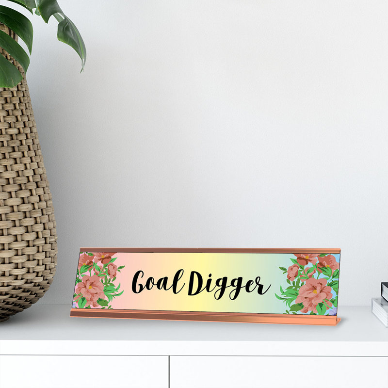 Enseigne de bureau de but Designer