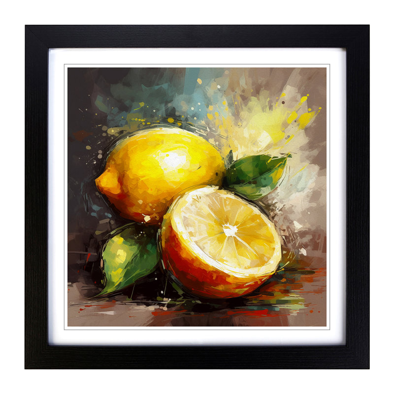 Single Picture Frame Print on Wood, Black Framed