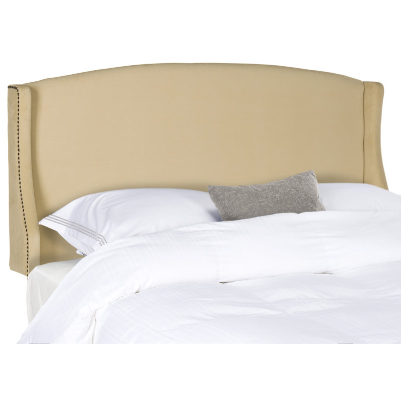 Hattiesburg Upholstered Headboard, Full, Buckwheat 100% Polyester