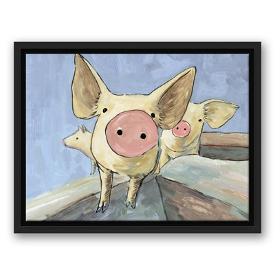 " Three Little Pigs " Painting Print