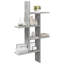  Wall Shelf with Shelf with Storage Engineered Wood Floating Modern