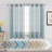 Hywell Soft Linen Plaid Semi-Sheer Grommet Curtain Panels-429486303-429486277
