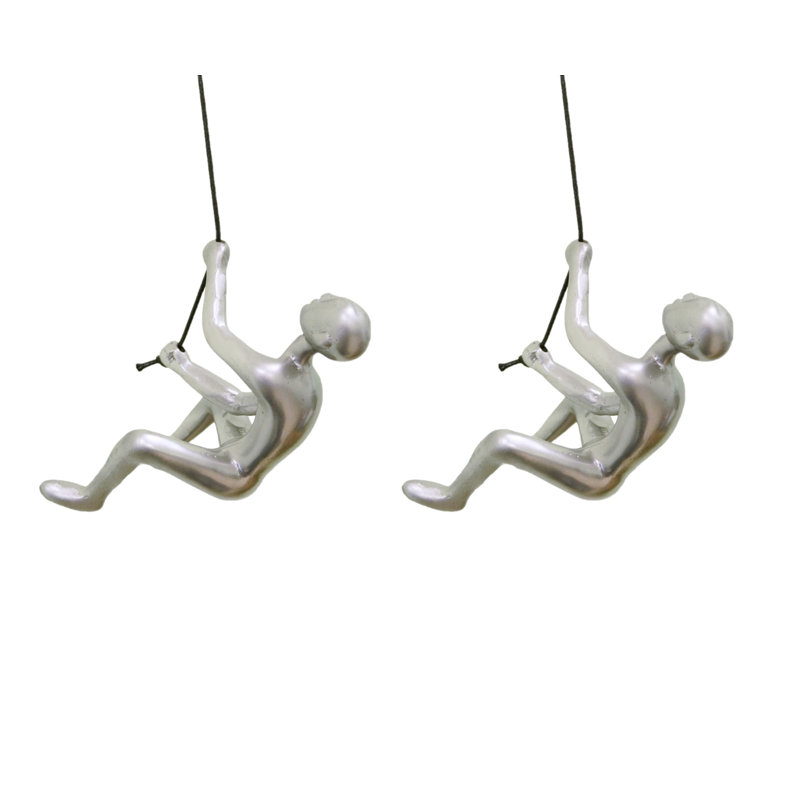 Ensemble de deux sculptures dimensionnelles en résine
