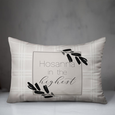 Plaid Throw Pillow