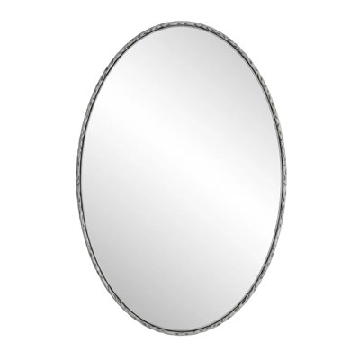 Iron Art Antique Effect Oval Retro Wall Hanging Mirror