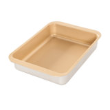 Nordic Ware Steel Rectangular Nonstick Compact Ovenware Casserole Pan