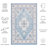 Tucson Performance Machine Washable Oriental Rug-1721497036