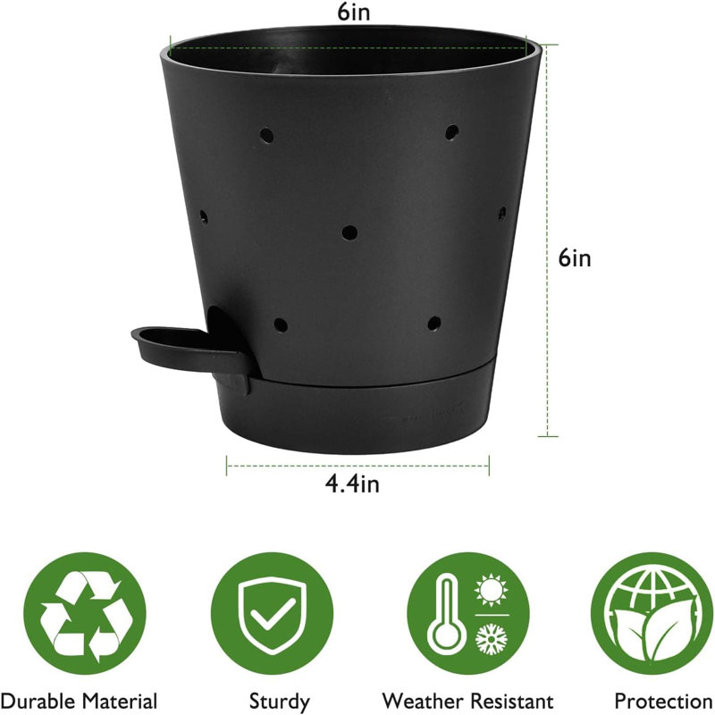 Pot Planter, Black