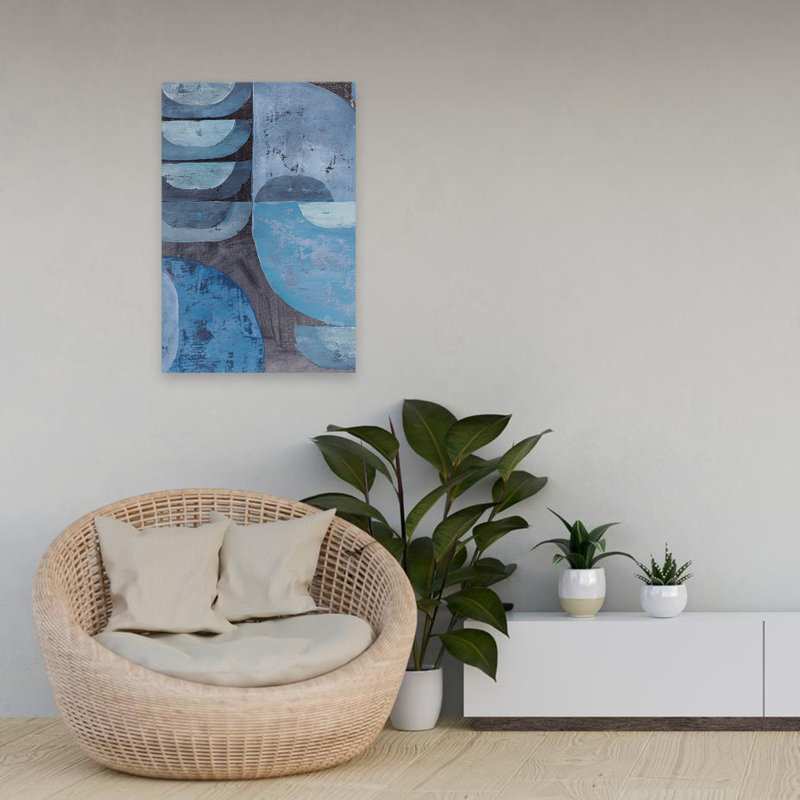Mid-Century moderne Shape Shift IV, H 24 po x l 16 po