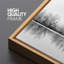 «Nature Landscape Frosty Tranquility Winter Lake Reflections», reproduction encadrée-96074618-111664991