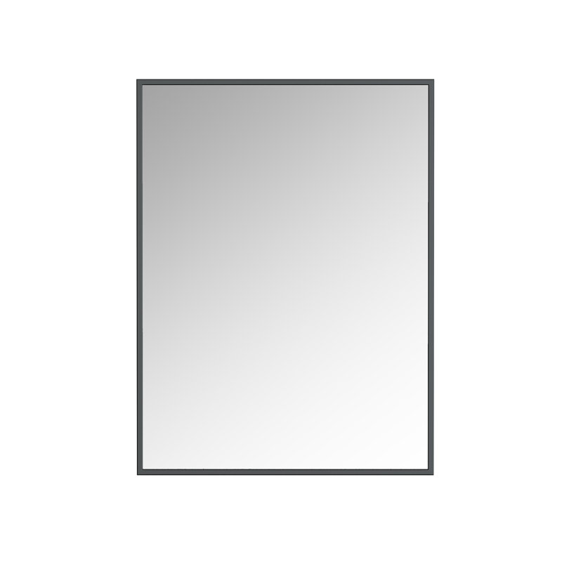 Miroir de salle de bain / Miroir de coiffeuse, Noir, 40 po x 30 po