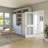 80-in Clear Glass 2-Lite Wood Primed Shaker French Doors-85851511