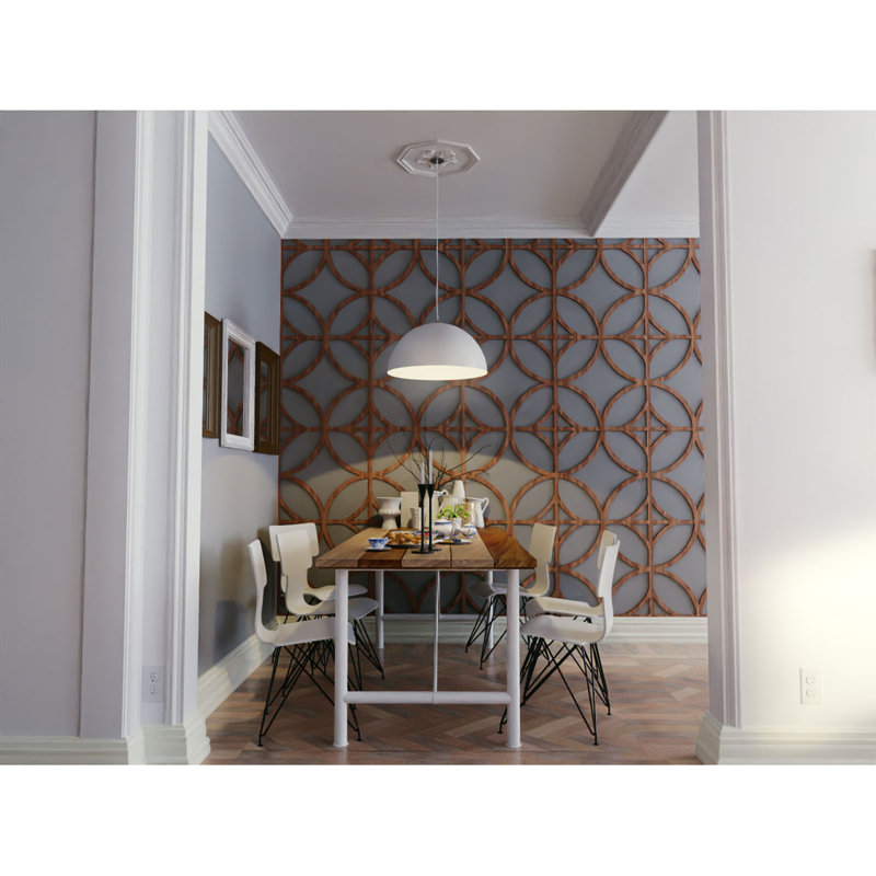Panneaux muraux en bois Crosby, Bouleau, H 11 3/8 po x l 11 3/8 po x P 1/4 po
