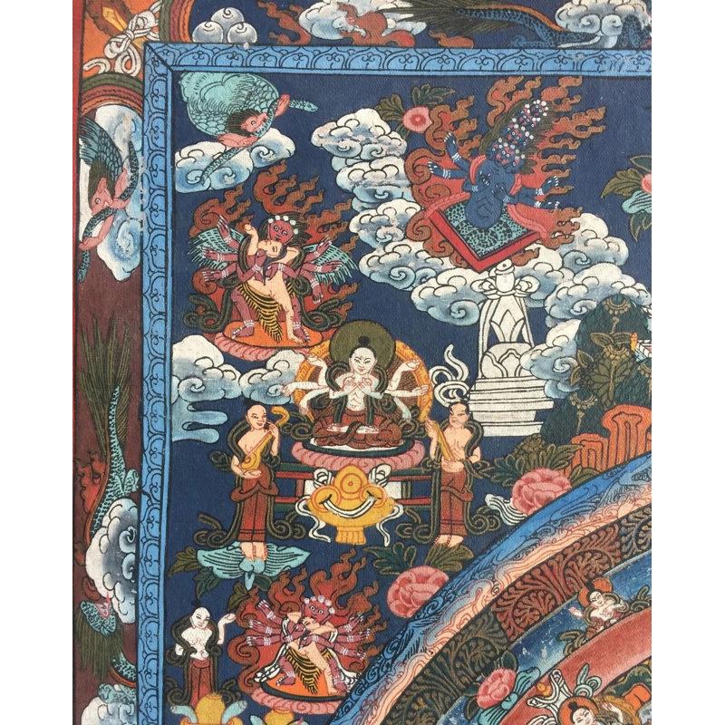 Mandala Thangka (Brocadeless Thangka)