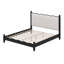 Wood Platform Bed With Upholstered Headboard-965774981-965774980