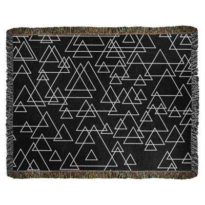 Couverture de coton tissée en triangle dispersable