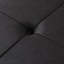 Tabouret rond en velours avec repose-pieds et base dorée, noir, moyen-753322823