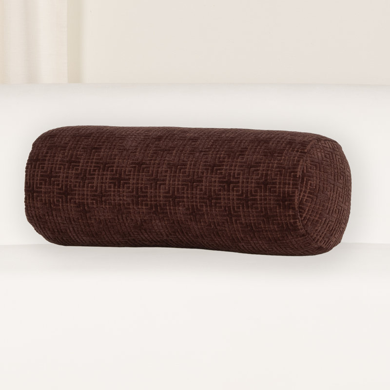 Coussin Odeon, 21" x 8", Polyfill, Merlot