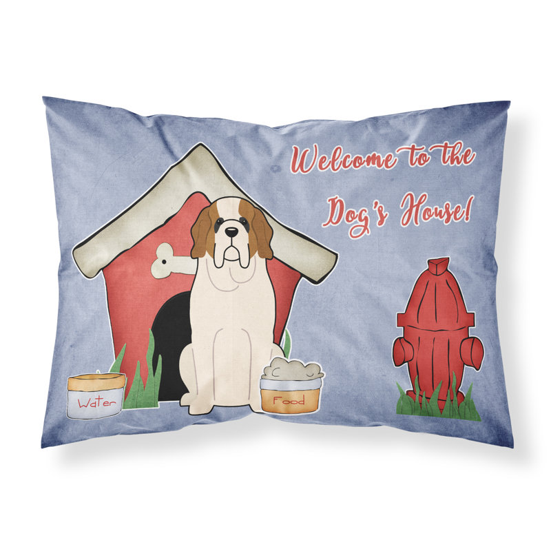 Taie d’oreiller chien house, Saint-Bernard