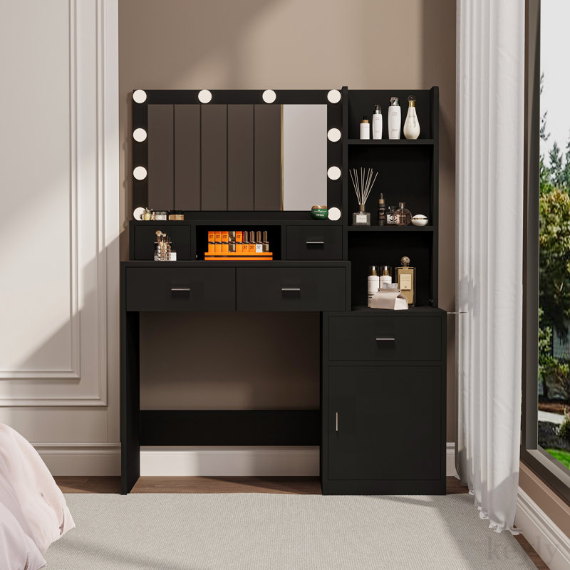 Coiffeuse Tysheem, Noir