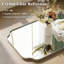 Miroir de salle de bain Modern Cadre en acier inoxydable-436629831-440042843