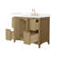 Palmilla 48" Freestanding Single Bathroom Vanity with Quartz Top-517052548-517052569-527870600