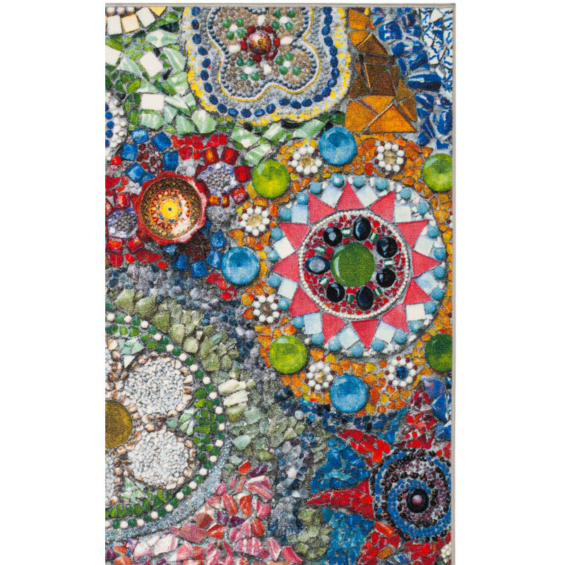 Tapis géométrique Garner Performance, Rectangle 5 pi 1 po x 7 pi 6 po