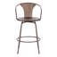 Swivel Counter Stool with Metal Frame-1314337517