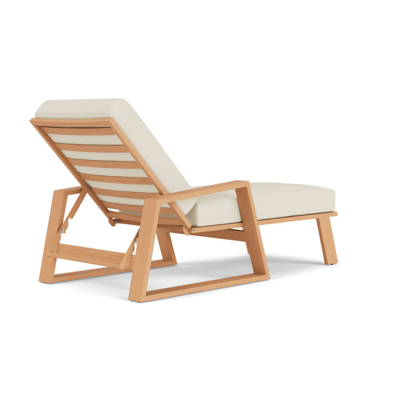 Pursuit Outdoor Chaise Lounge, Sailcloth Sailor