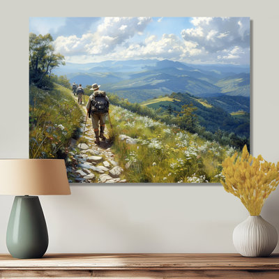 The Appalachian Mountain Trail Hike I - Hiking Wall Art Living Room