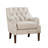 Discus 30.5" Modern & Contemporary Accent Chair - Boucle Accent Chair Supportive Pocket Coil Seating, Elegant Button-Tufted Back-1021961836