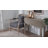 Bali & Pari Noah Grasscloth 2-Drawer Console Table - Woven Texture Entryway Table With Gold Ring Pulls, Narrow Hallway Or Living Room Accent Table, Light Brown-875442562