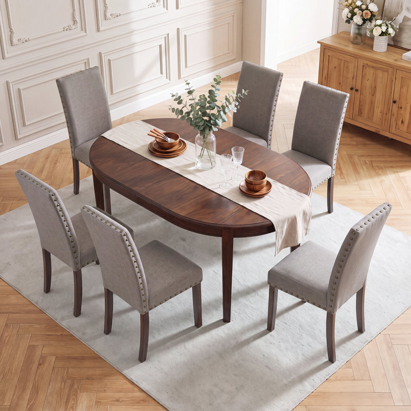 Chaises de salle à manger Bontrager, Taupe