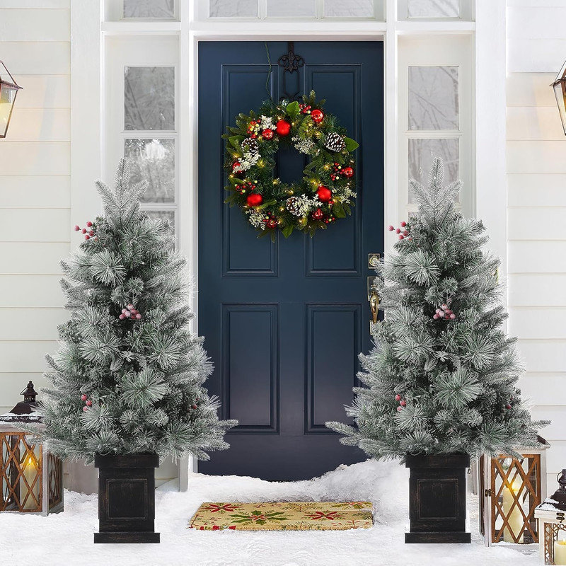 3' H Lighted Artificial Christmas Tree