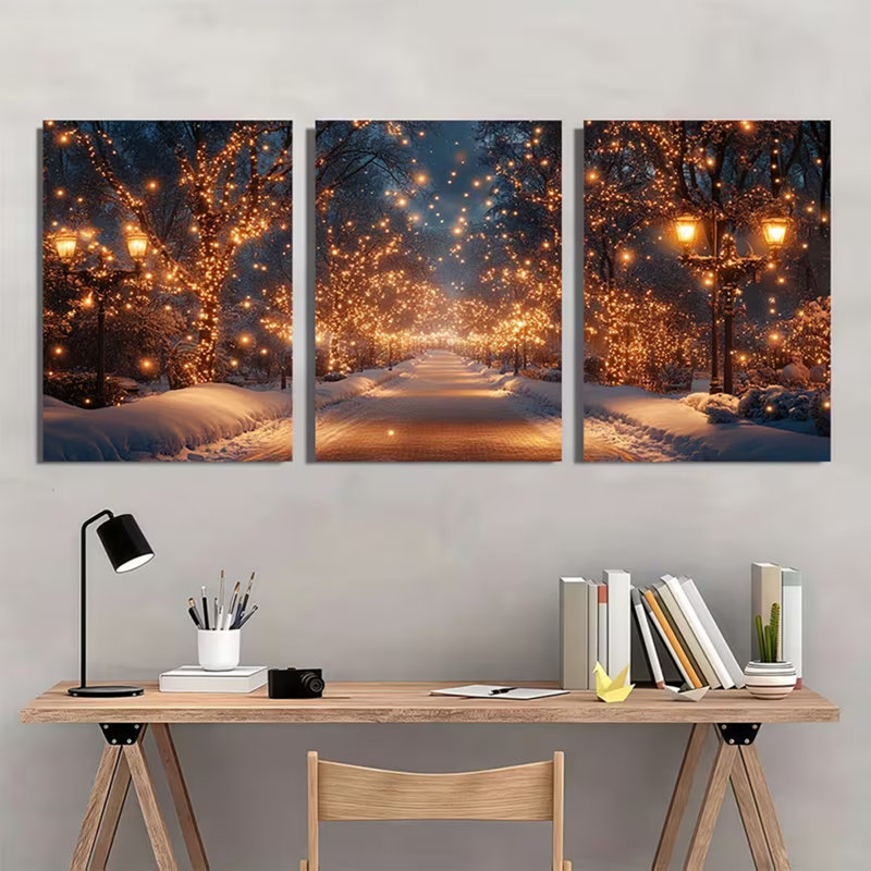 3 Piece Wrapped Canvas Print