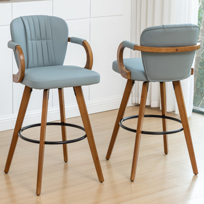 Swivel Upholstered Counter Stool