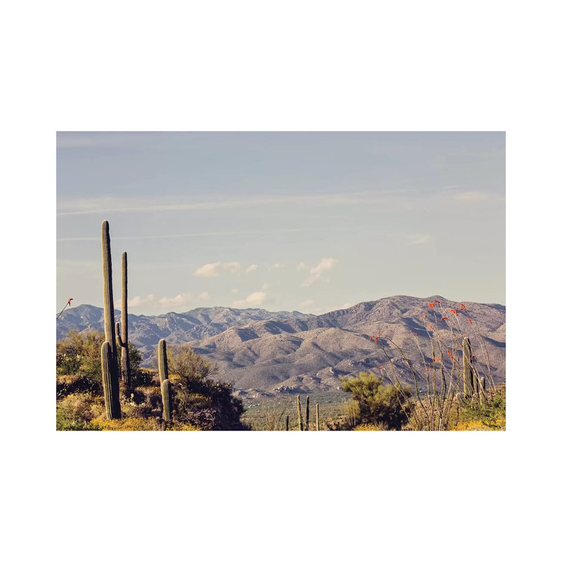 Desert Road 1 Piece Wrapped Canvas Wall Art, 101.6 cm H x 66.04 cm W x 3.175 cm D