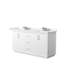 Strada 66" Freestanding Double Bathroom Vanity with Cultured Marble Top-395073396-425716859-425716863