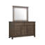Commode transitionnelle l 62,6 po, noyer foncé