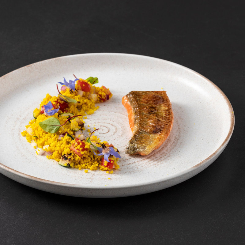Monterosa Stoneware Dinner Plate, Cream