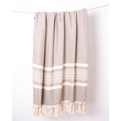Hisar Turkish Bath & Beach Towel | 100% Organic Turkish Cotton | Hammam | Peshtemal | Fouta Towel