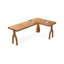 Bureau rectangulaire brun en bois massif-1888333485-1888333523