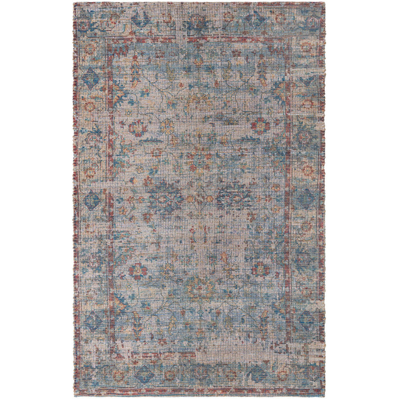 Micharl Cotton Ikat Indoor Rug, Rectangle 5'3" x 8'