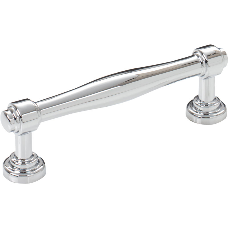Ulster Bar Pull, Polished Chrome, 3 3/4" Center to Center