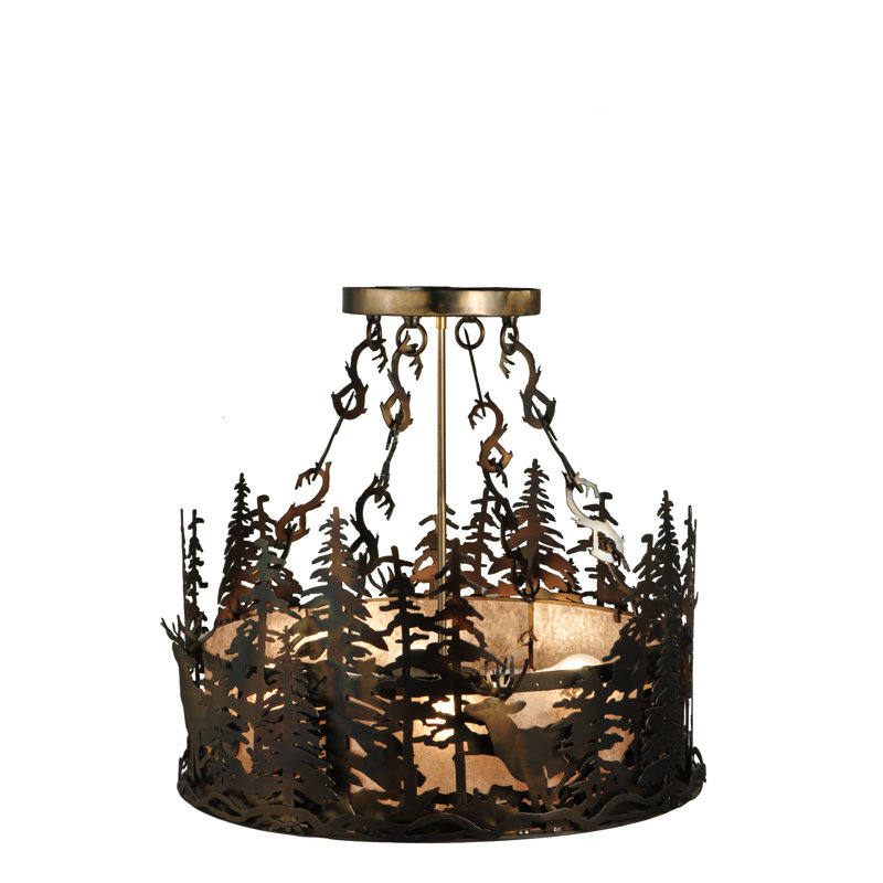 Rustic Lodge 4 - Light Chandelier