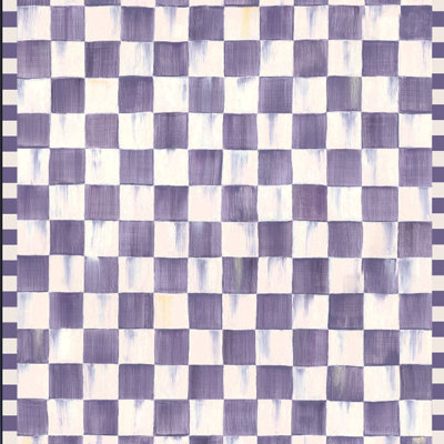 Violet Checkered Washable Rug