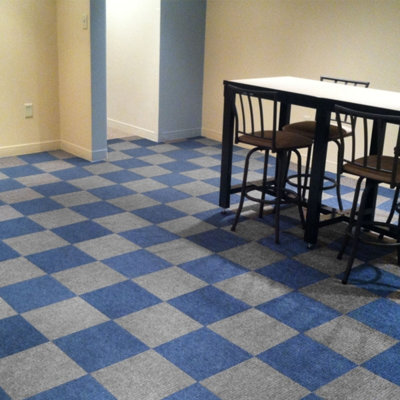 12'' W x 12'' L Level Loop Adhesive Polyester Carpet Tile