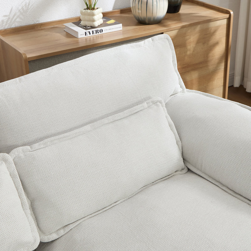 4 Seater Sofa, White