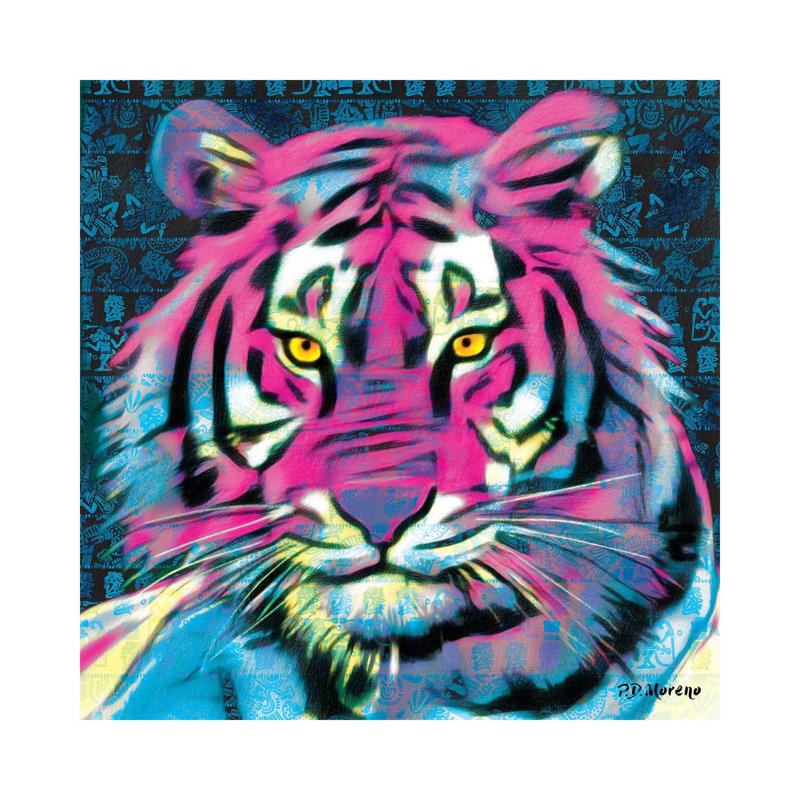 Tony by P.D. Moreno - Print on Canvas, 30.48 cm H x 30.48 cm W, Wrapped Canvas